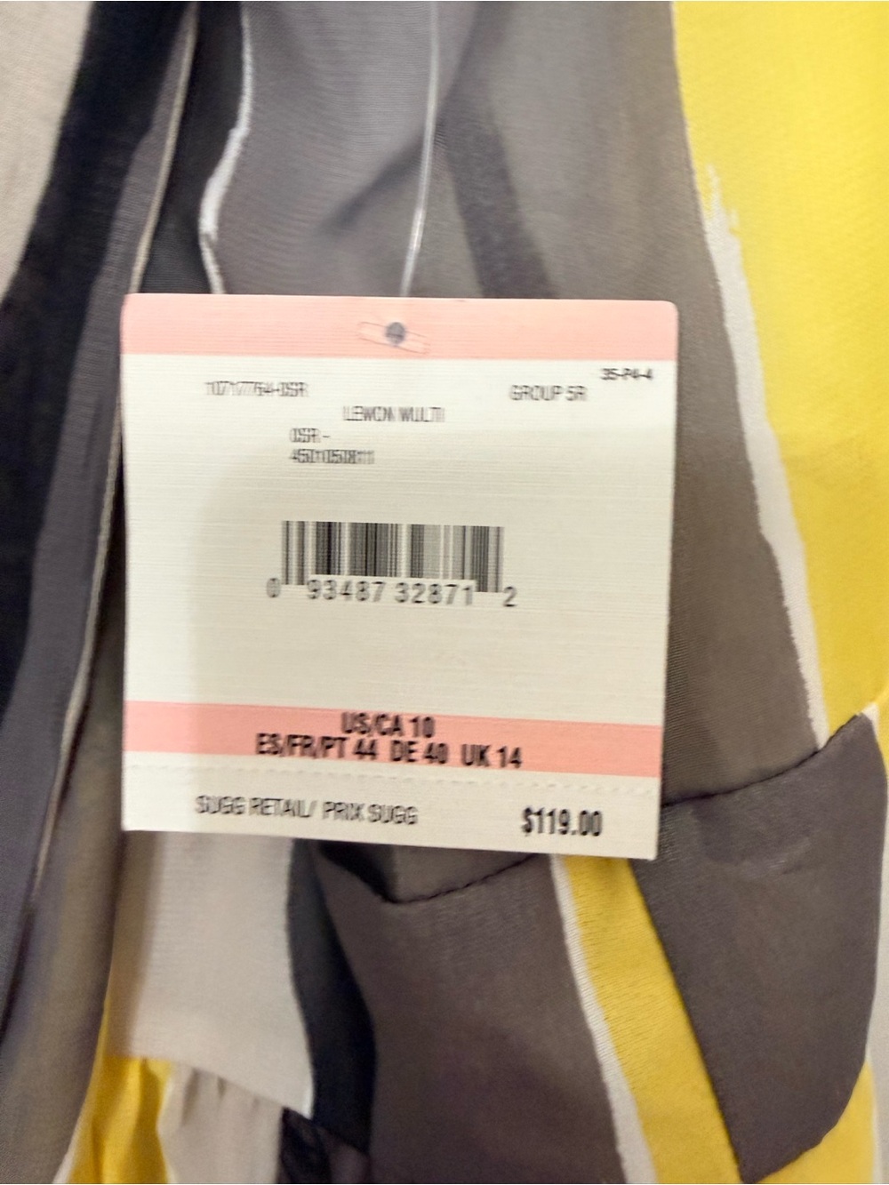 Anne Klein Striped Maxi Dress – Size 10 – NWT - Picture 4 of 5